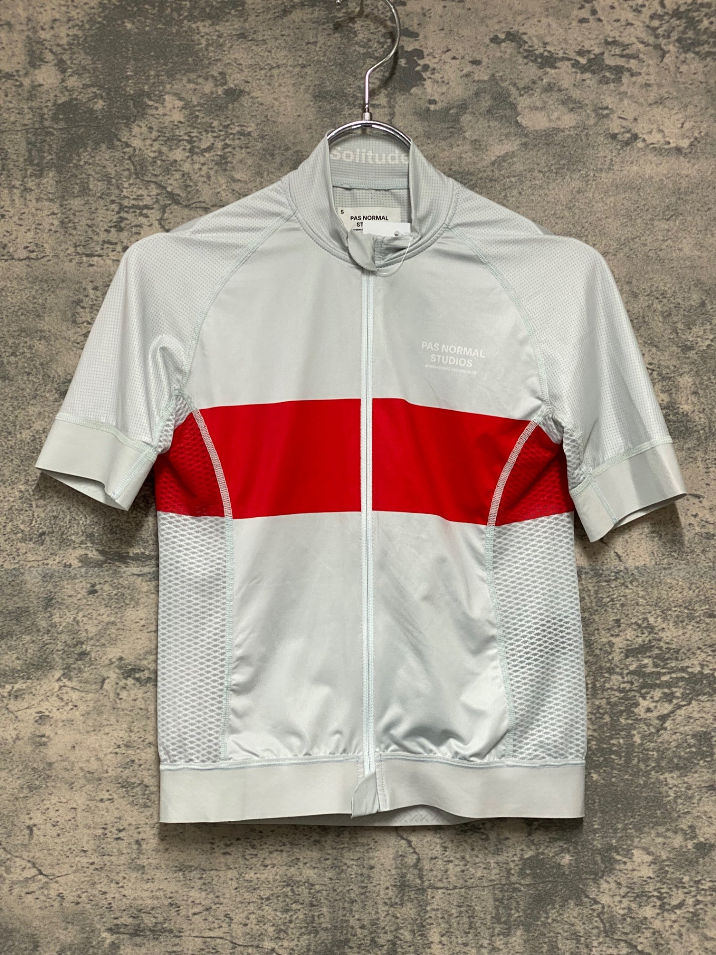 JD923 パスノーマルスタジオ PAS NORMAL STUDIOS 半袖 サイクルジャージ 薄水 赤 レディース S