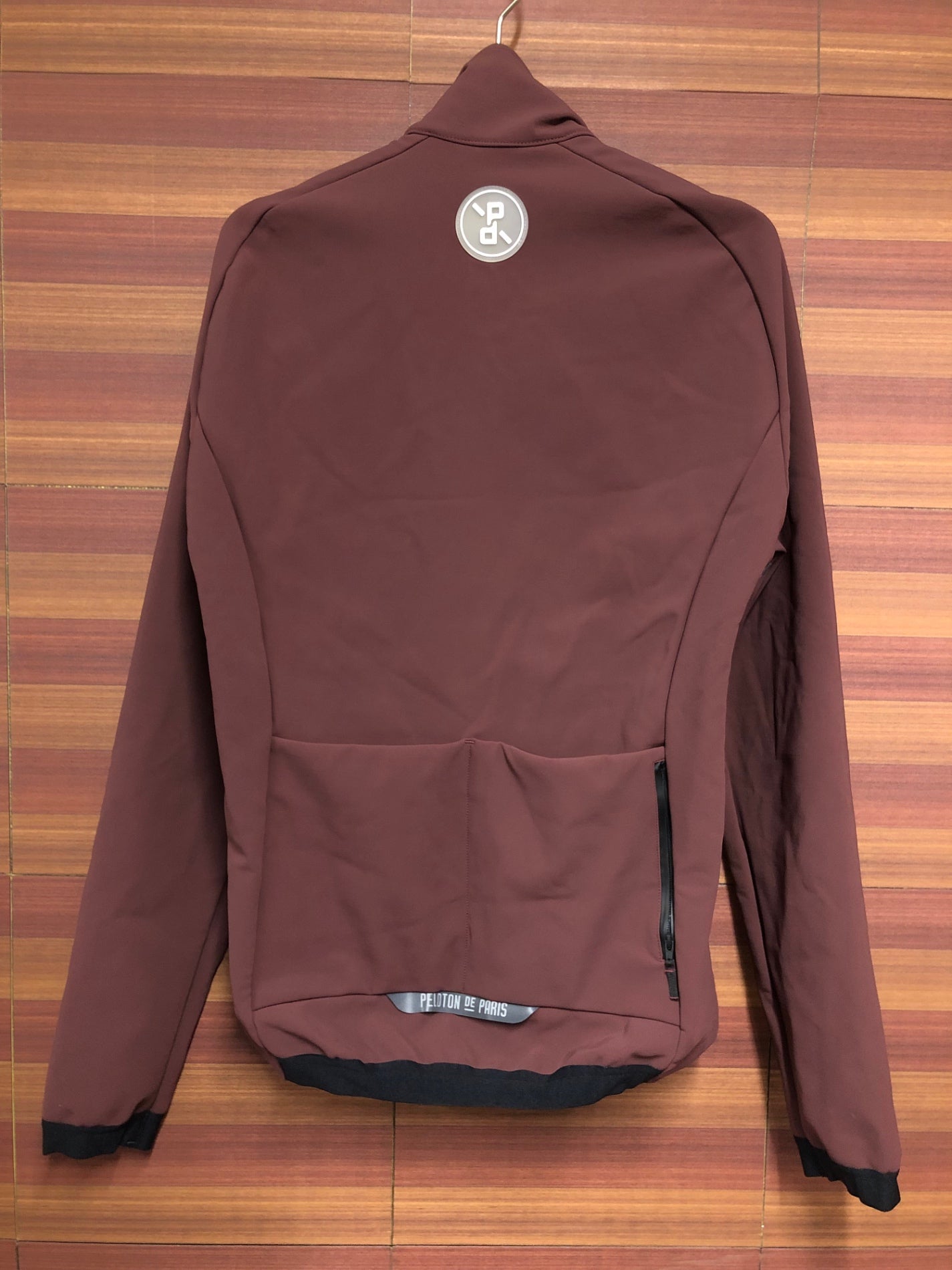 IO496 プロトンド パリ PELOTON DE PARIS 長袖 サイクルジャケット 赤紫 S