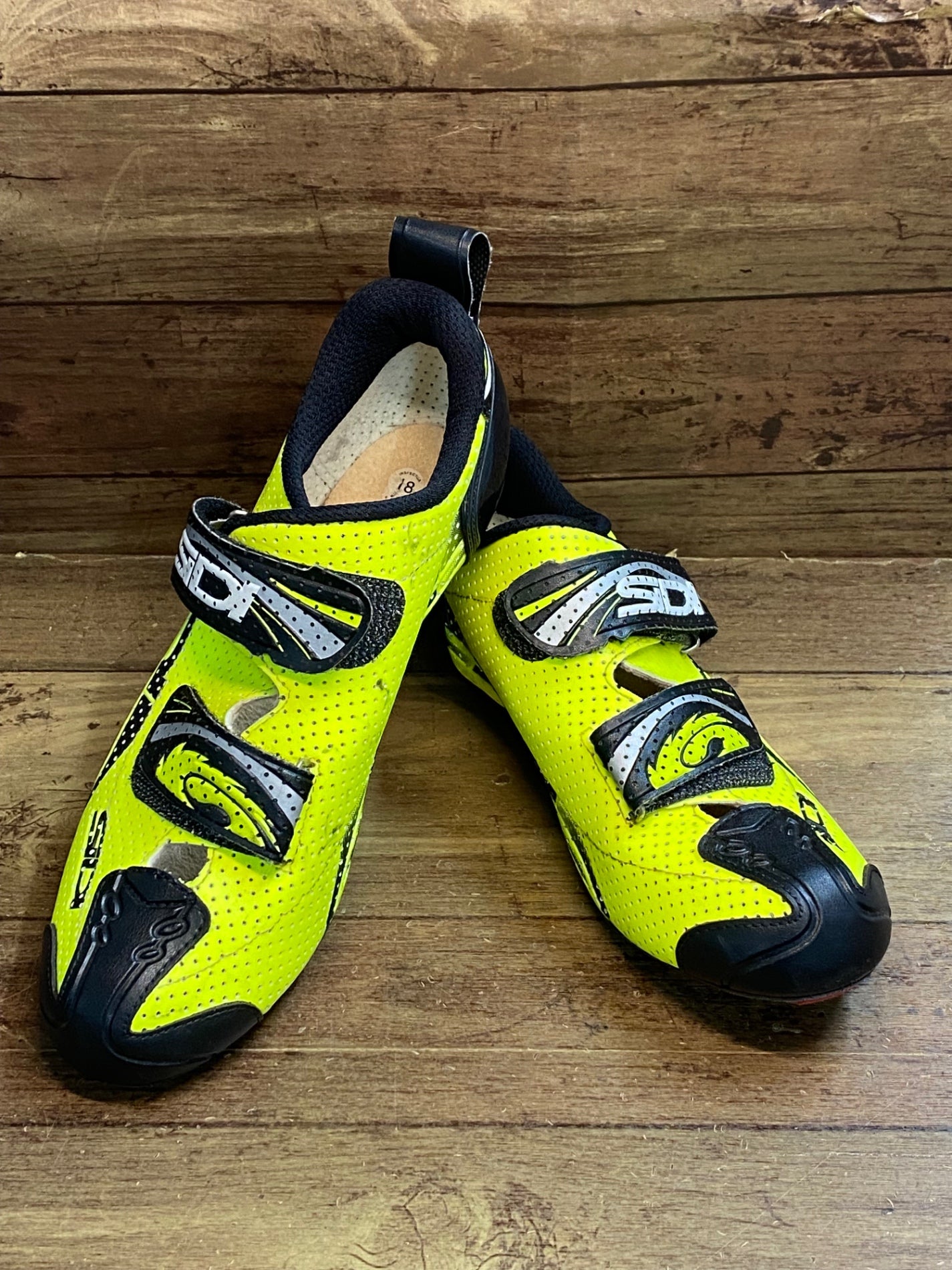 IJ006 シディ SIDI T4 ビンディングシューズ SPD-SL 黄 EU43