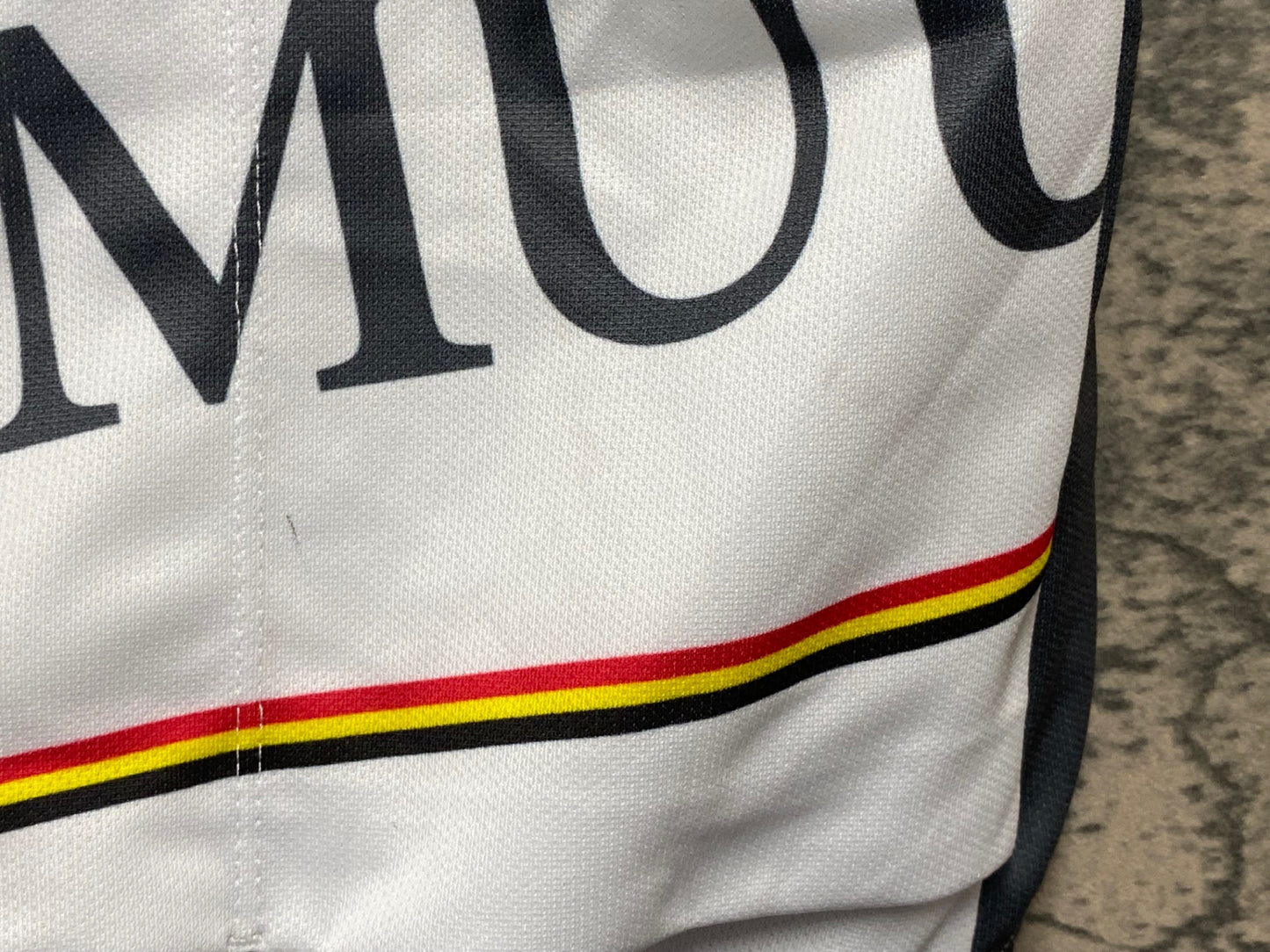 JA842 リオンドカペルミュール Lion de KAPELMUUR 半袖 サイクルジャージ 白 L