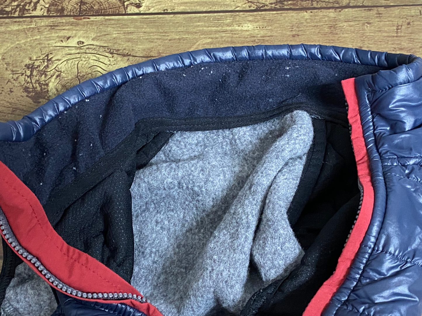 IY328 カフェドシクリステ Cafe du Cycliste ALBERTINE GILET ジレ サイクルベスト 中綿 ネイビー S