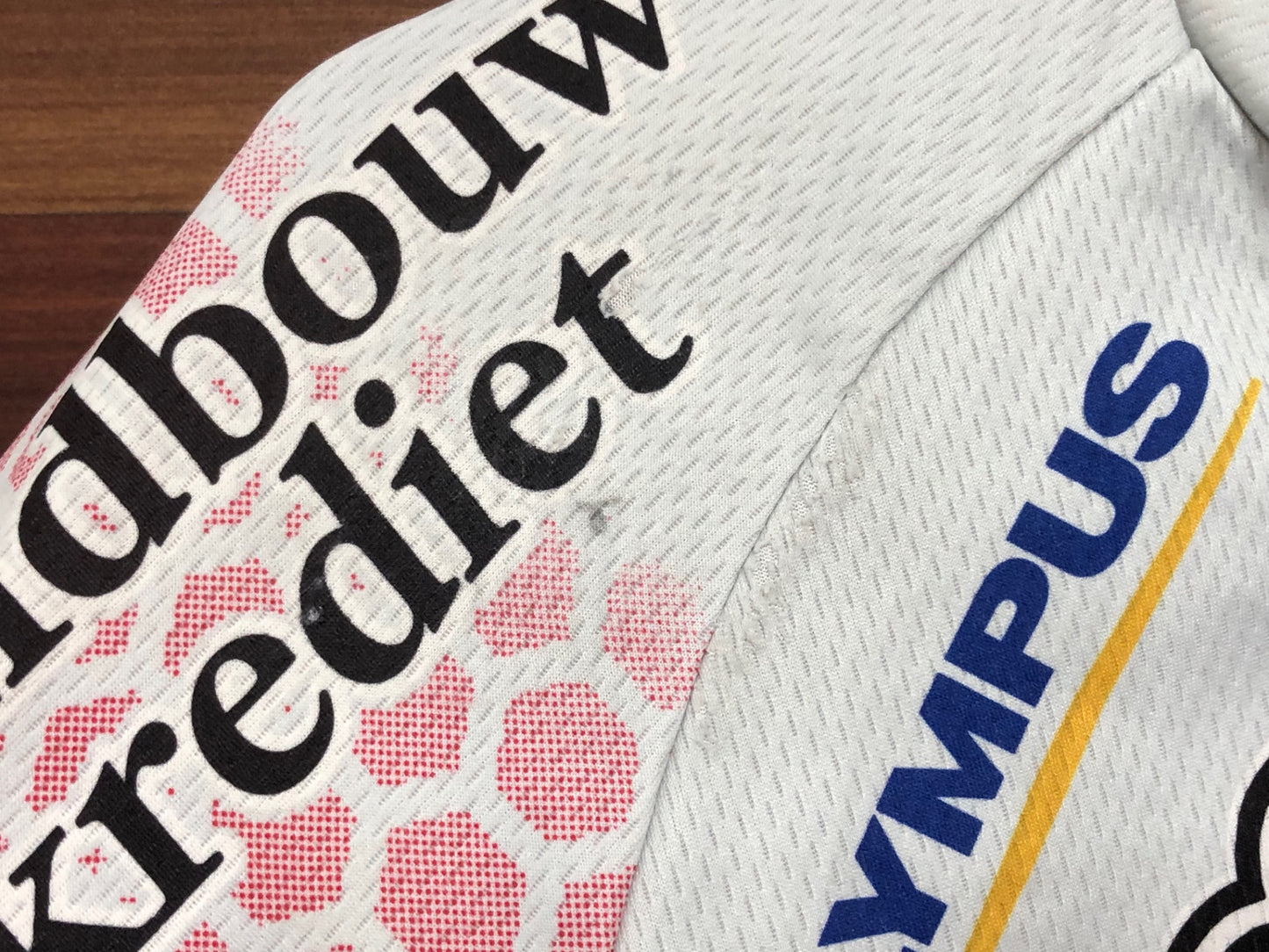 IP090 フェルマルク VERMARC 半袖 サイクルジャージ 白 赤 COLNAGO ※サイズ不明