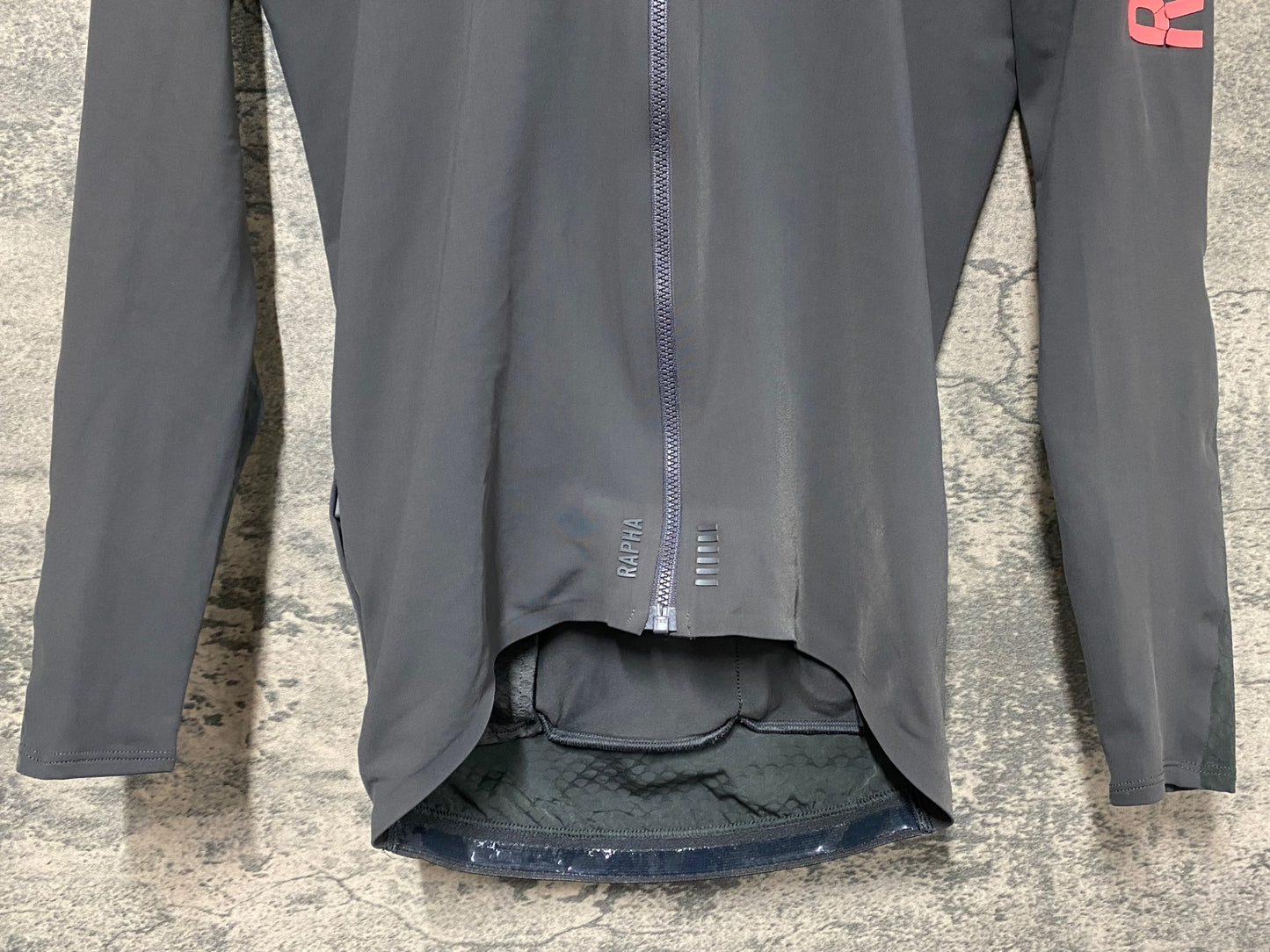 IZ164 ラファ Rapha PRO TEAM LONG SLEEVE AERO JERSEY 長袖 サイクルジャージ グレー S