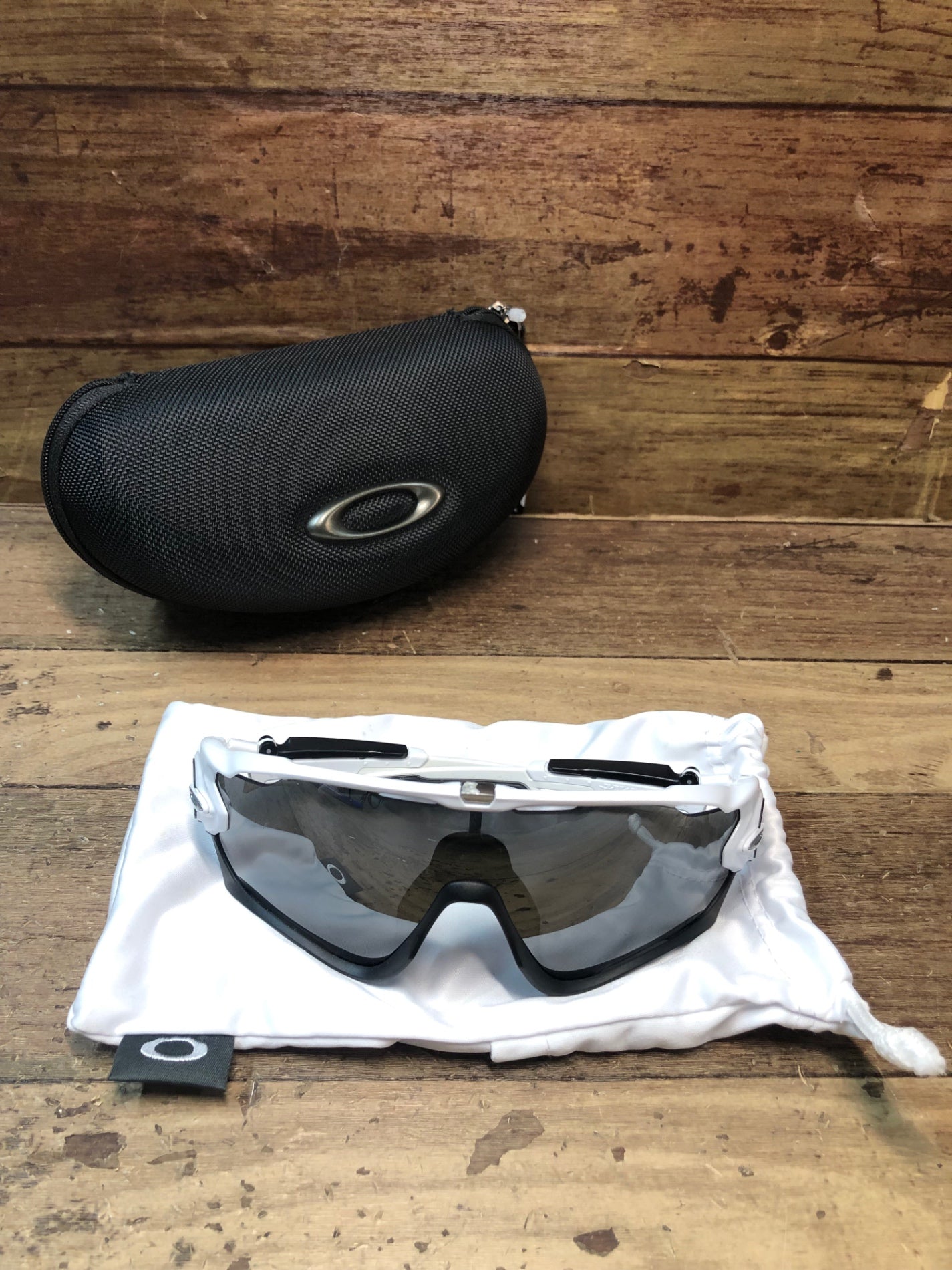 IN855 オークリー OAKLEY JAW BREAKER サングラス アイウェア 白 黒 PRIZMレンズ
