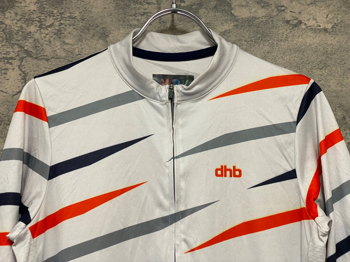 JA836 dhb BLOK 半袖 サイクルジャージ 白 S