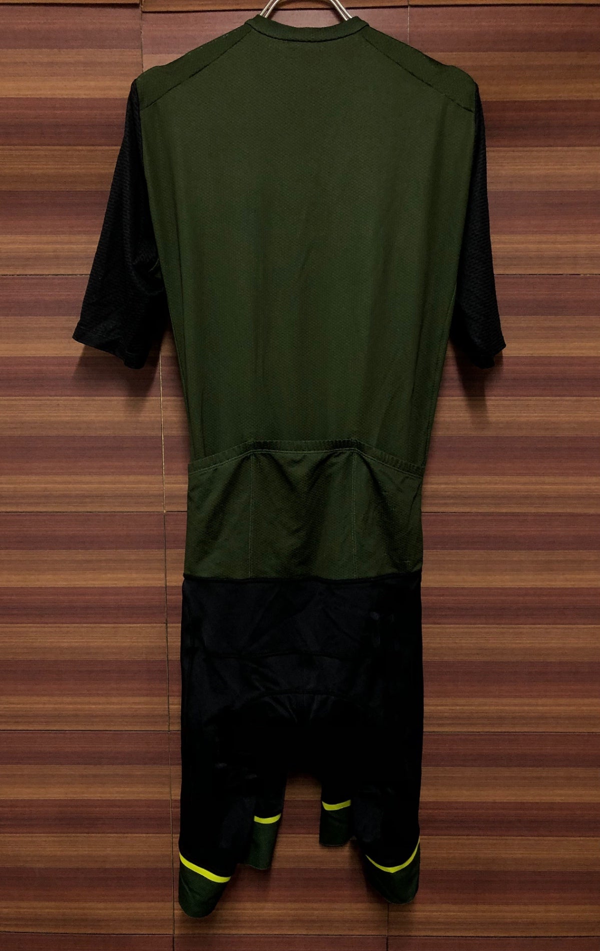 IT042 サンボルト SUNVOLT 半袖 セパレート ワンピース 緑 黒 サイズ不明 ※スレ