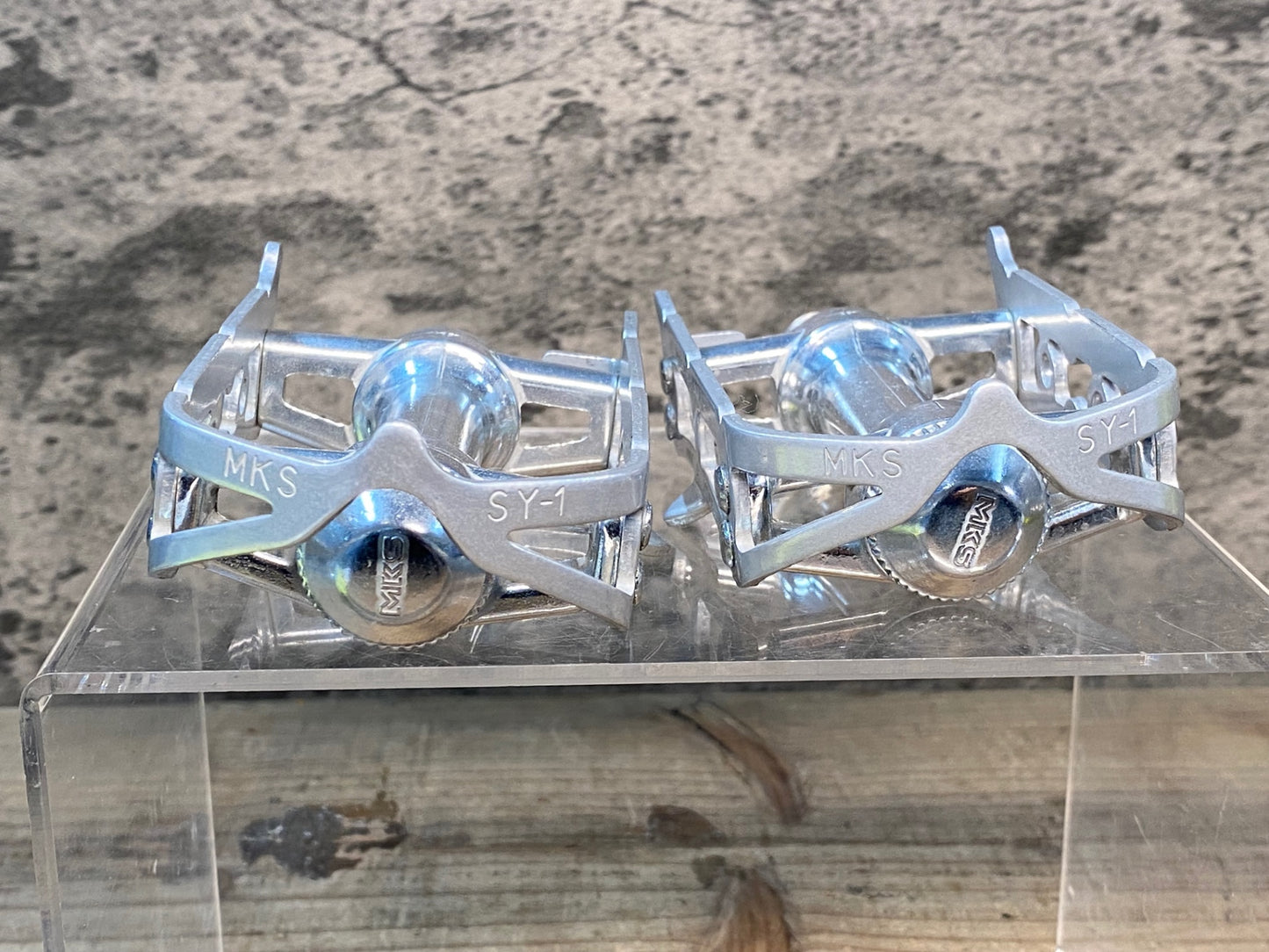 IT888 三ヶ島 MKS SYLVAN ROAD フラットペダル シルバー