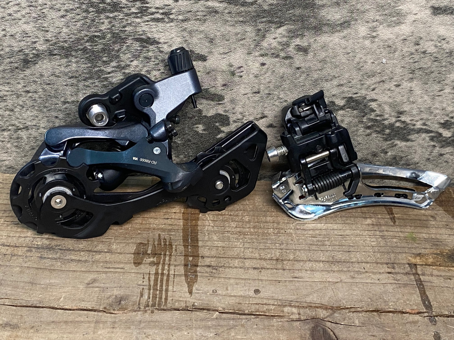 IS950 シマノ SHIMANO アルテグラ ULTEGRA FD-R8000 RD-R8000 2x11S 前後ディレイラーセット 直付け GS ※FDワッシャー欠品