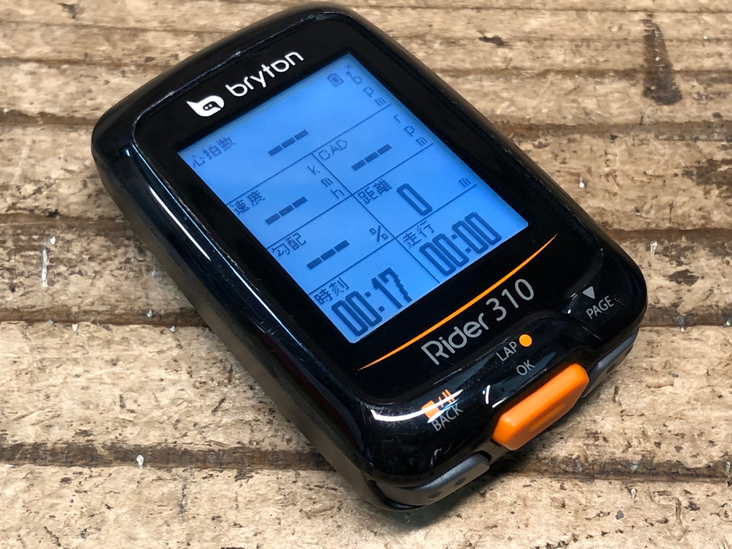 JA448 ブライトン Bryton ライダー Rider 310 サイクルコンピューター 動作確認済み