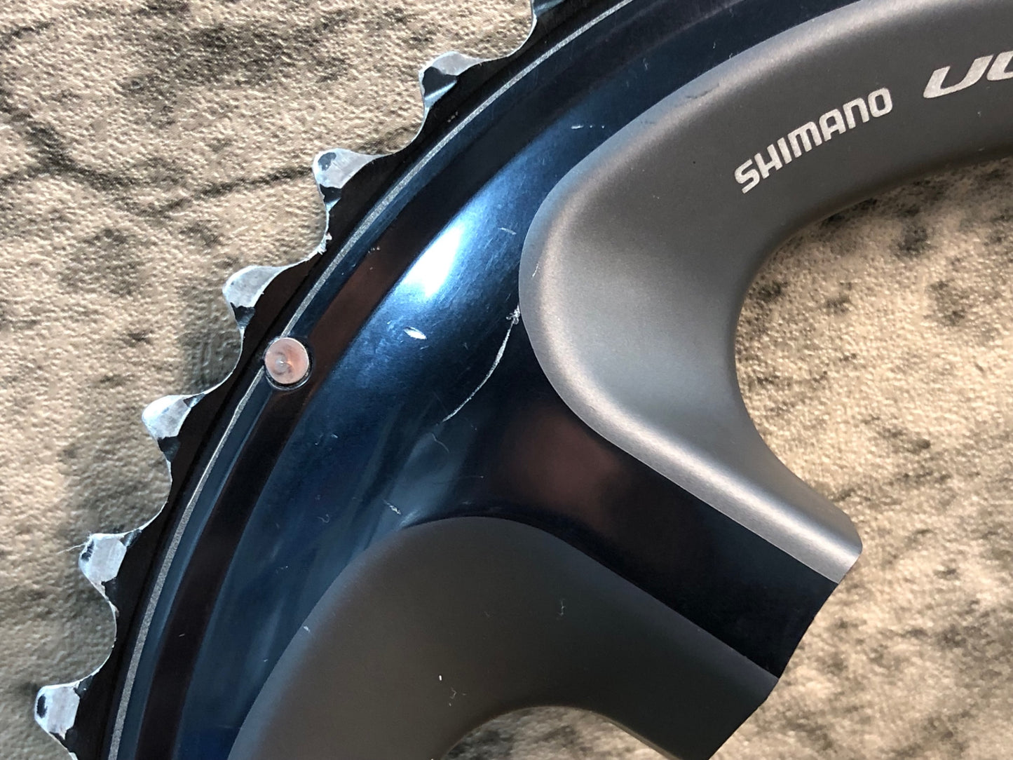 IX259 シマノ SHIMANO アルテグラ ULTEGRA FC-R8000 チェーンリング 50T ※歯の摩耗大のためジャンク