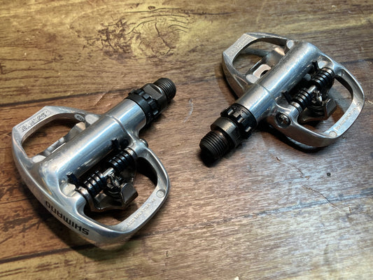 IQ397 シマノ SHIMANO PD-A520 ビンディングぺダル SPD シルバー