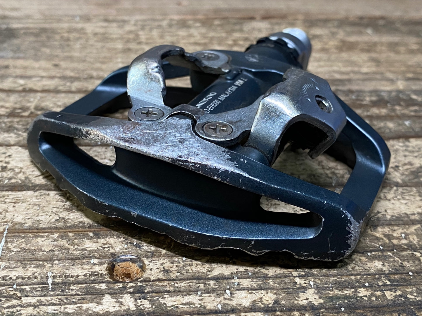 IS353 シマノ SHIMANO PD-EH500 ビンディングペダル 片面フラット SPD ※ピン欠品