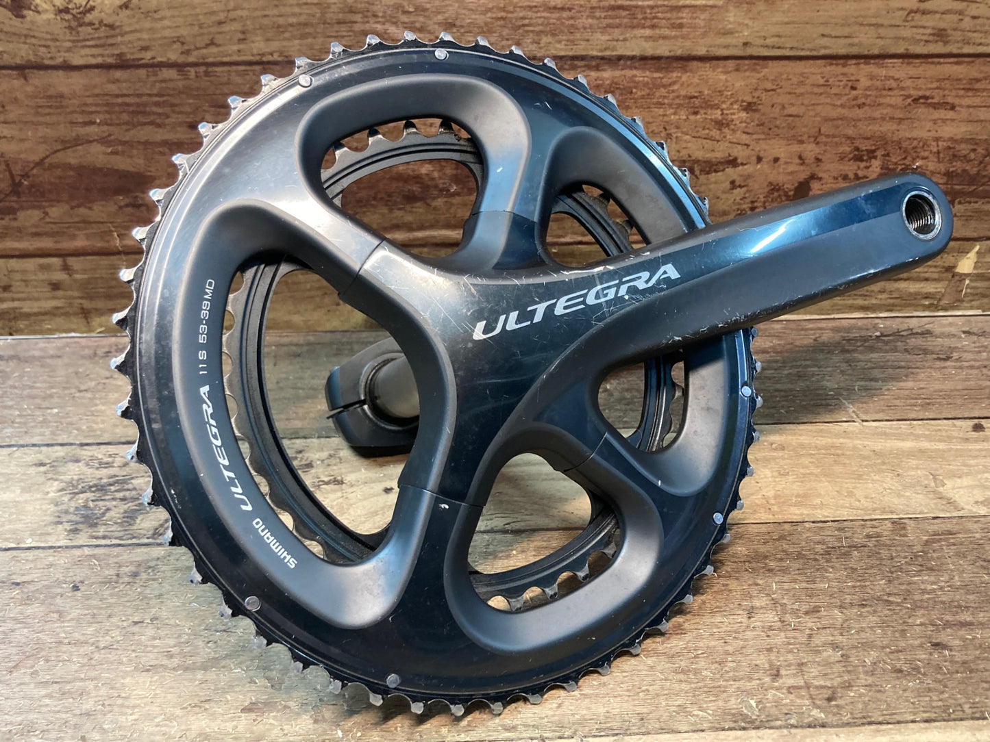 II852 シマノ SHIMANO アルテグラ ULTEGRA FC-6800 クランクセット 11S 53/39T 172.5mm チェーンリングジャンク