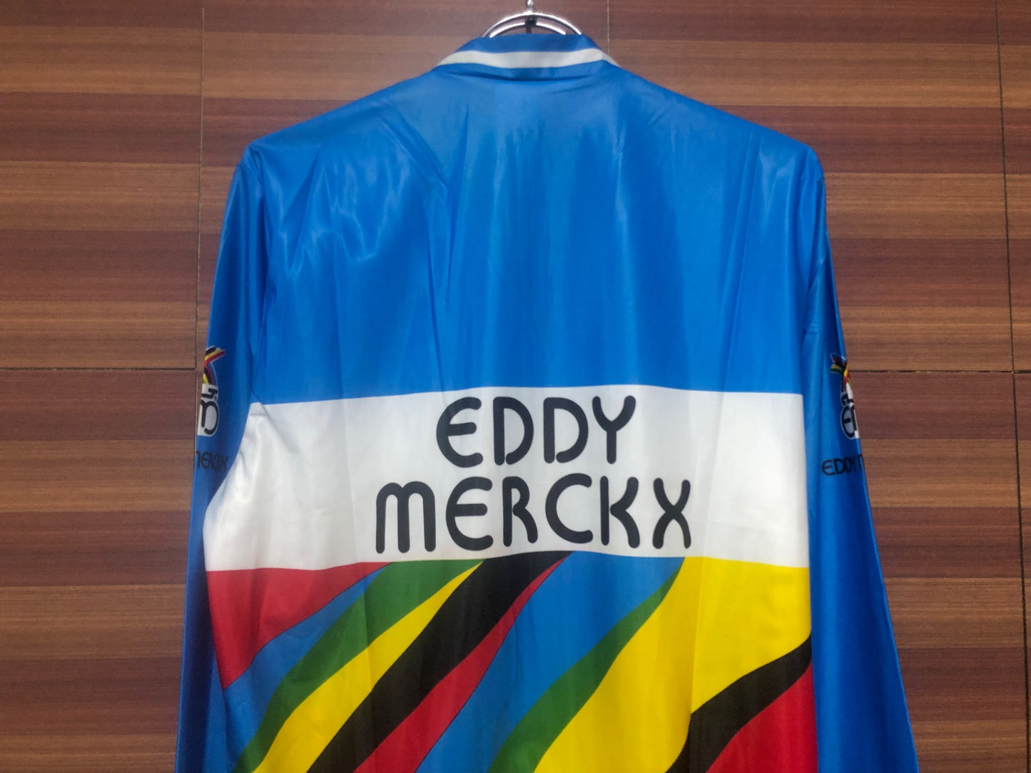 ID341 ジョルダーナ GIORDANA 長袖サイクルジャージ 青 M Eddy Merckx ビンテージ