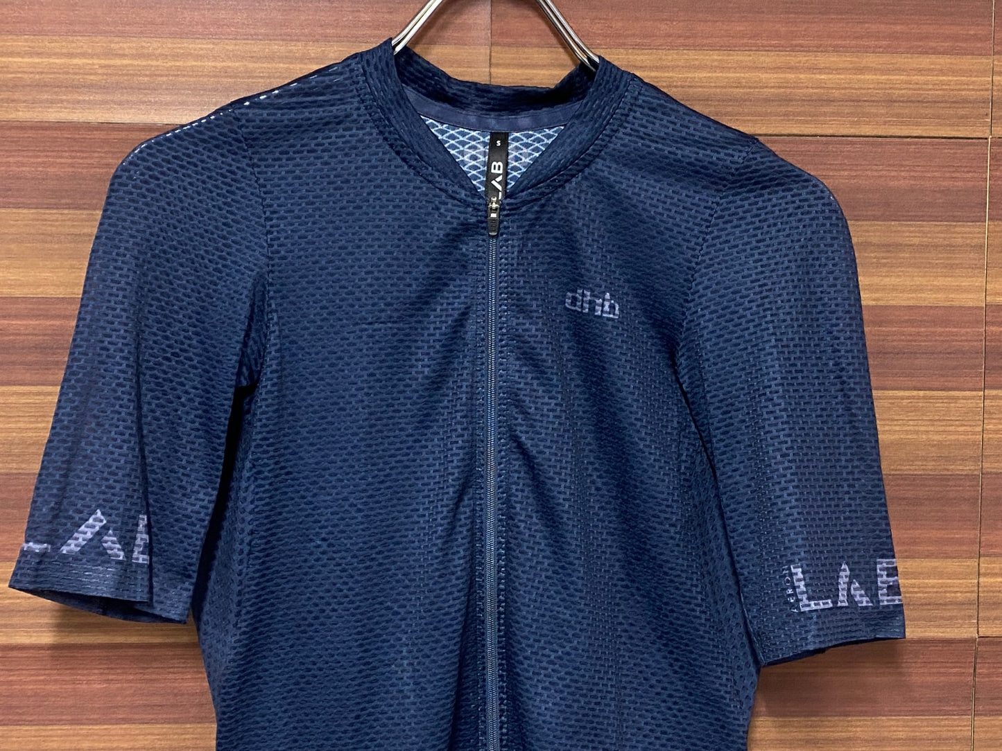 IN530 dhb AERON LAB 半袖 サイクルジャージ 紺 S ※ほつれ