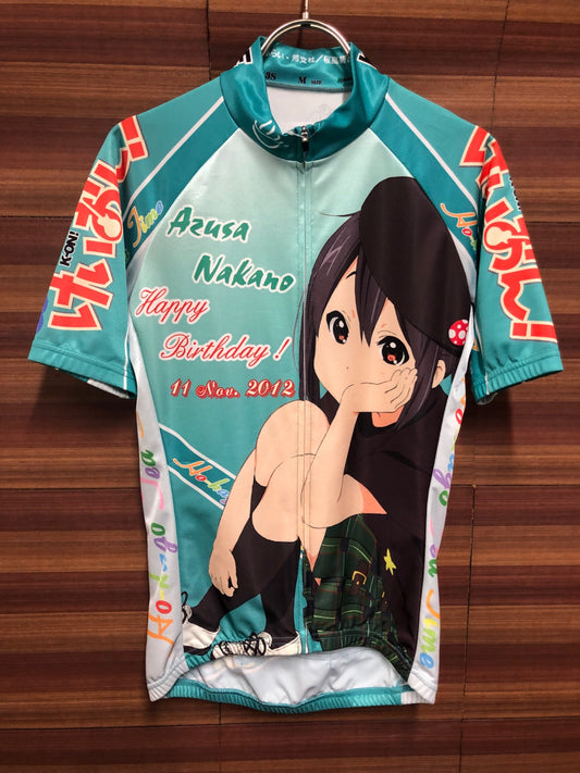 IT185 モノクローバー monoclover 半袖 サイクルジャージ 白 ミントグリーン M けいおん！中野梓