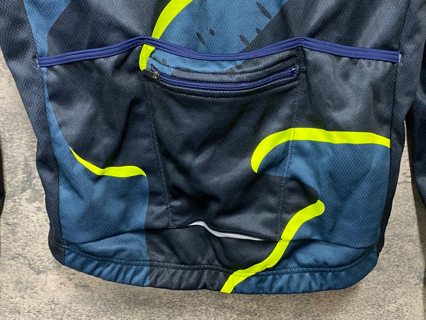 JB588 dhb 長袖 サイクルジャージ 黒 紺 XS 裏起毛