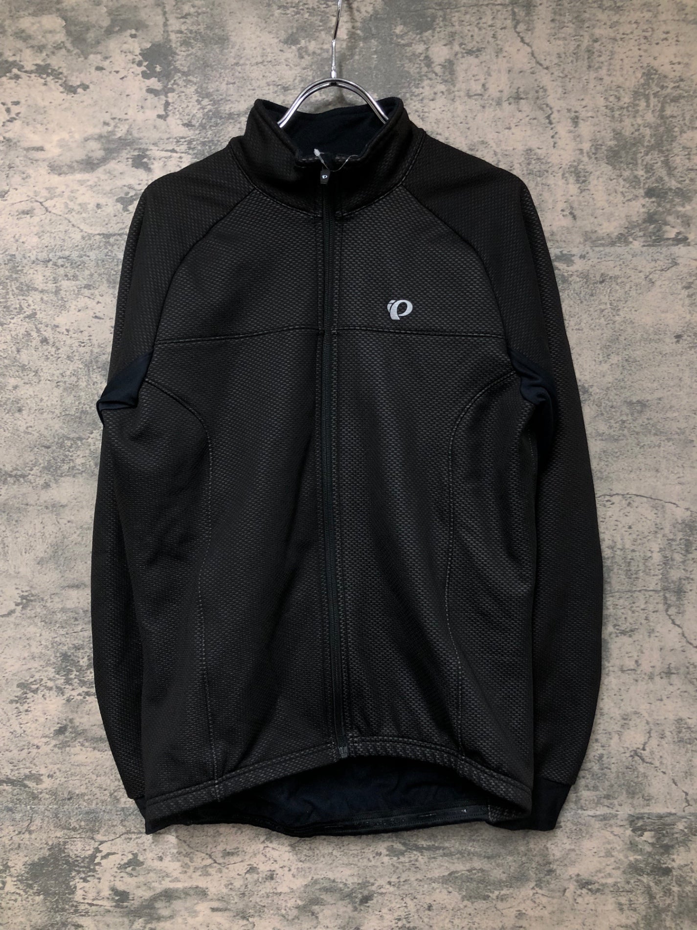 IY443 パールイズミ PEARL iZUMi 長袖 サイクルジャケット 黒 L WINDBREAK 裏起毛