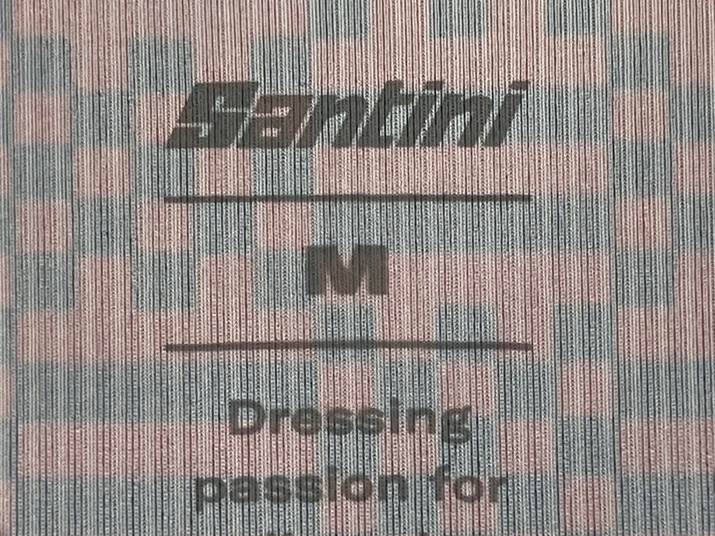 IX362 サンティーニ Santini 半袖 サイクルジャージ TREK Segafredo 白 M ほつれ大 汚れ