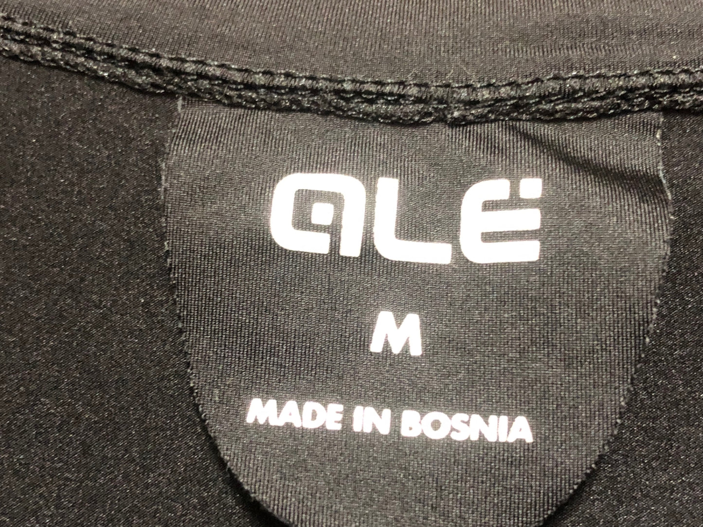 IN394 アレ ALE 半袖 サイクルジャージ 黒 M 日焼け