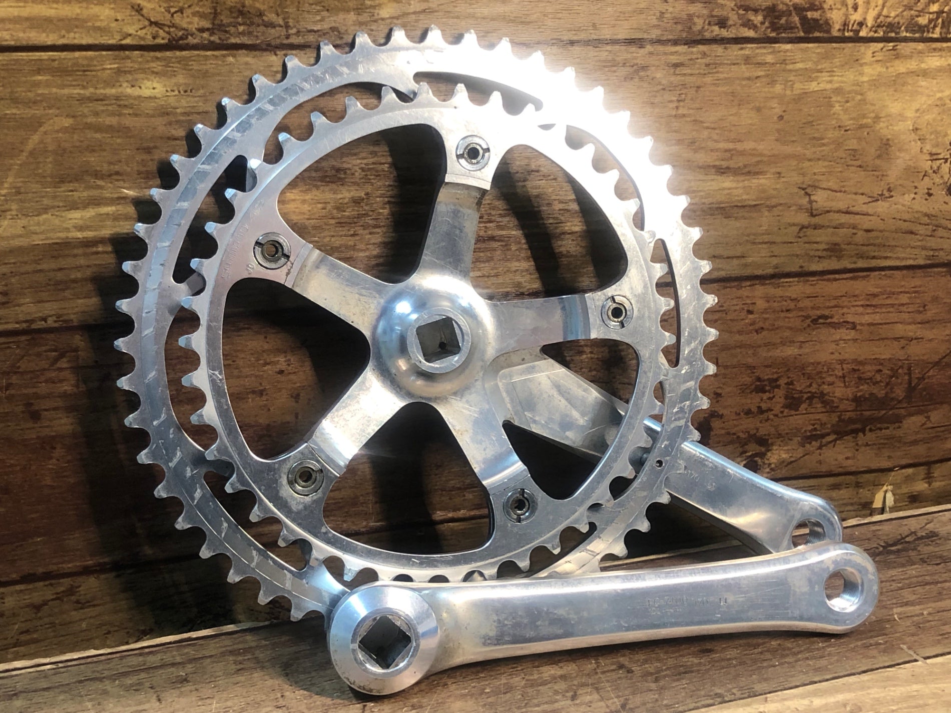 GY107 シマノ SHIMANO デュラエース DURA-ACE FC-7400 BB-7400 クランクセット 170mm 52/42T 6S