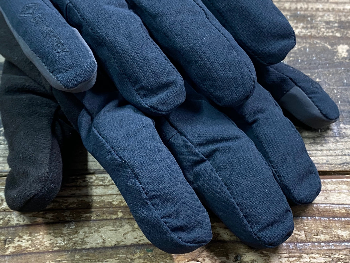 JA808 ラファ Rapha GORE-TEX INSULATED WATERPROOF GLOVE 長指 グローブ グレー XS 裏起毛