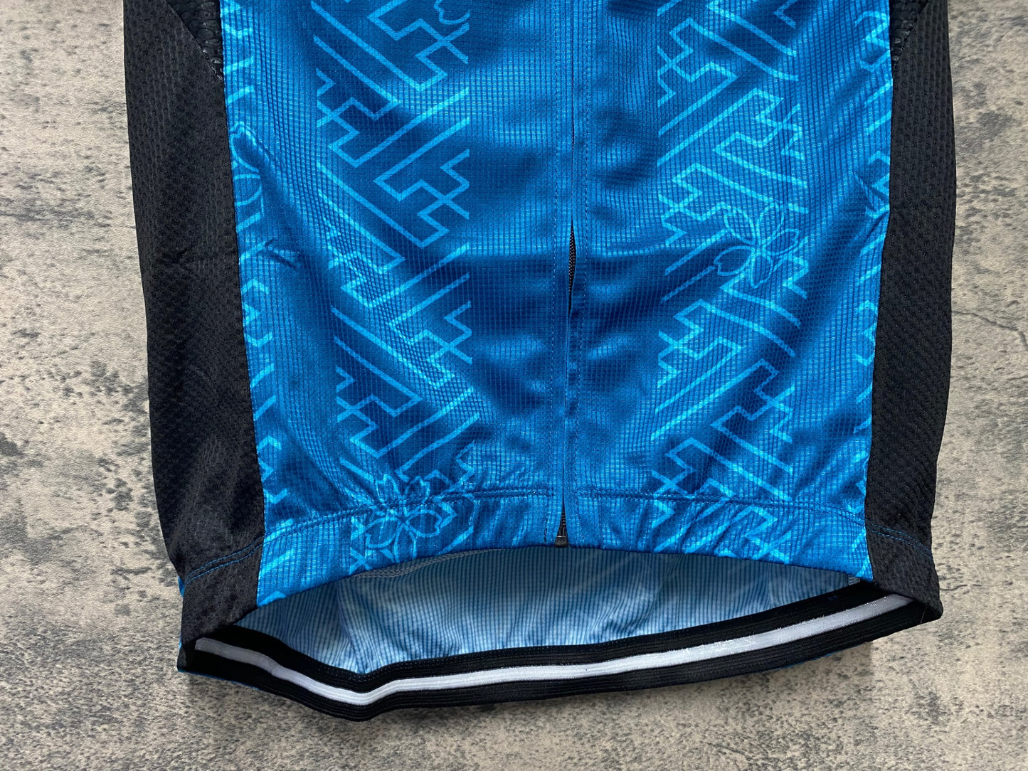 JC245 ビコット BIKOT 半袖 サイクルジャージ 青 黒 M