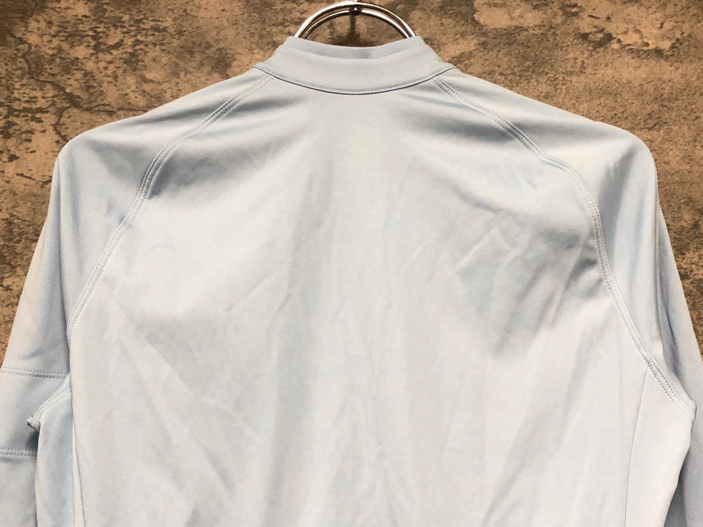 IY237 ラファ Rapha WOMEN'S CORE LONG SLEEVE JERSEY 長袖 サイクルジャージ 水色 S 裏起毛