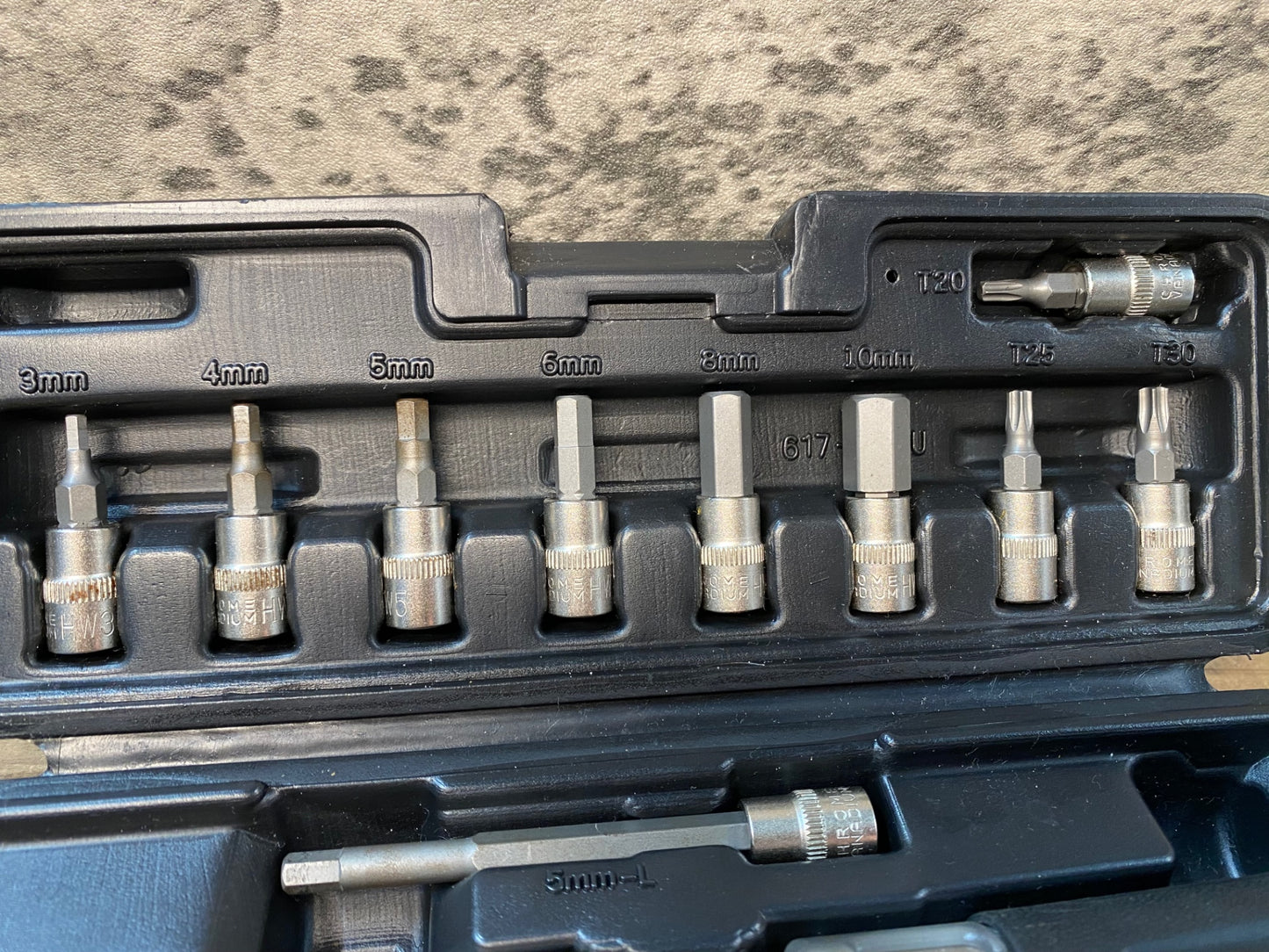 IU254 XTOOLS トルクレンチセット 2-24N･m 1/4” T20/T25/T30/3/4/5/5L/6/8/10mm