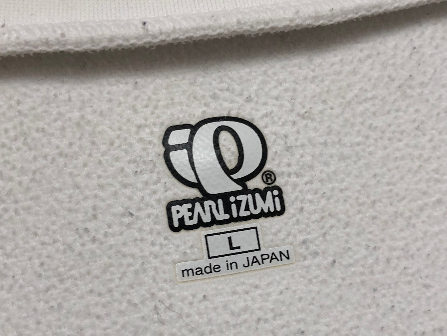 JC206 パールイズミ PEARL iZUMi 長袖 サイクルジャケット 白 黒 L 裏起毛