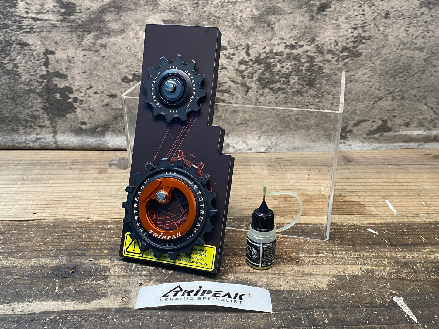 IN486 トライピーク TRIPEAK ジェットストリーム JETSTREAM プーリーキット 12/18T シマノR9200、R9250用 ※オイル付属、未使用