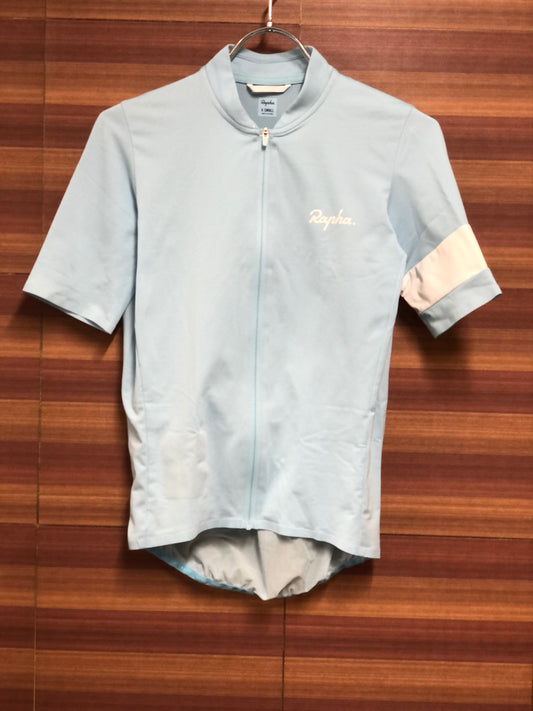 II250 ラファ Rapha FLYWEIGHT JERSEY 半袖 サイクルジャージ 水色 XS