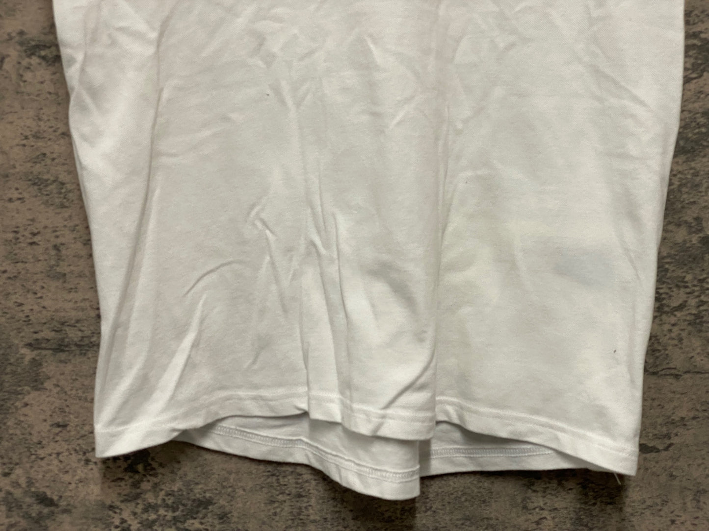 JD961 デマルキ De Marchi 半袖 ポロシャツ バックポケット 白 M