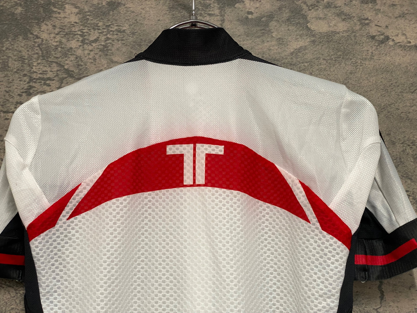 IZ474 カステリ CASTELLI 半袖 サイクルジャージ 白 黒 S