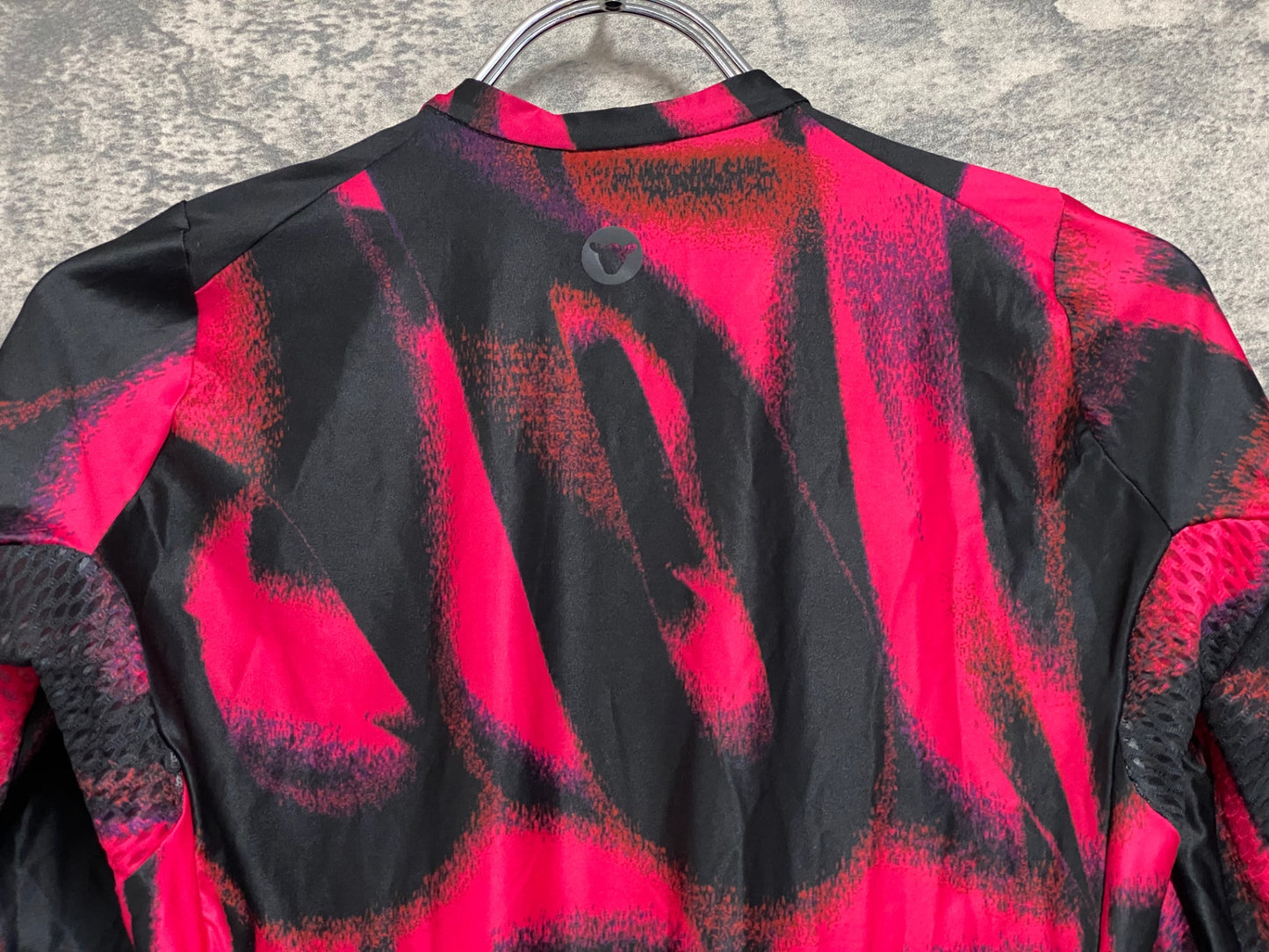 JA641 ブラックシープ BLACK SHEEP ESSENTIAL TEAM JERSEY 半袖 サイクルジャージ 赤 黒 S