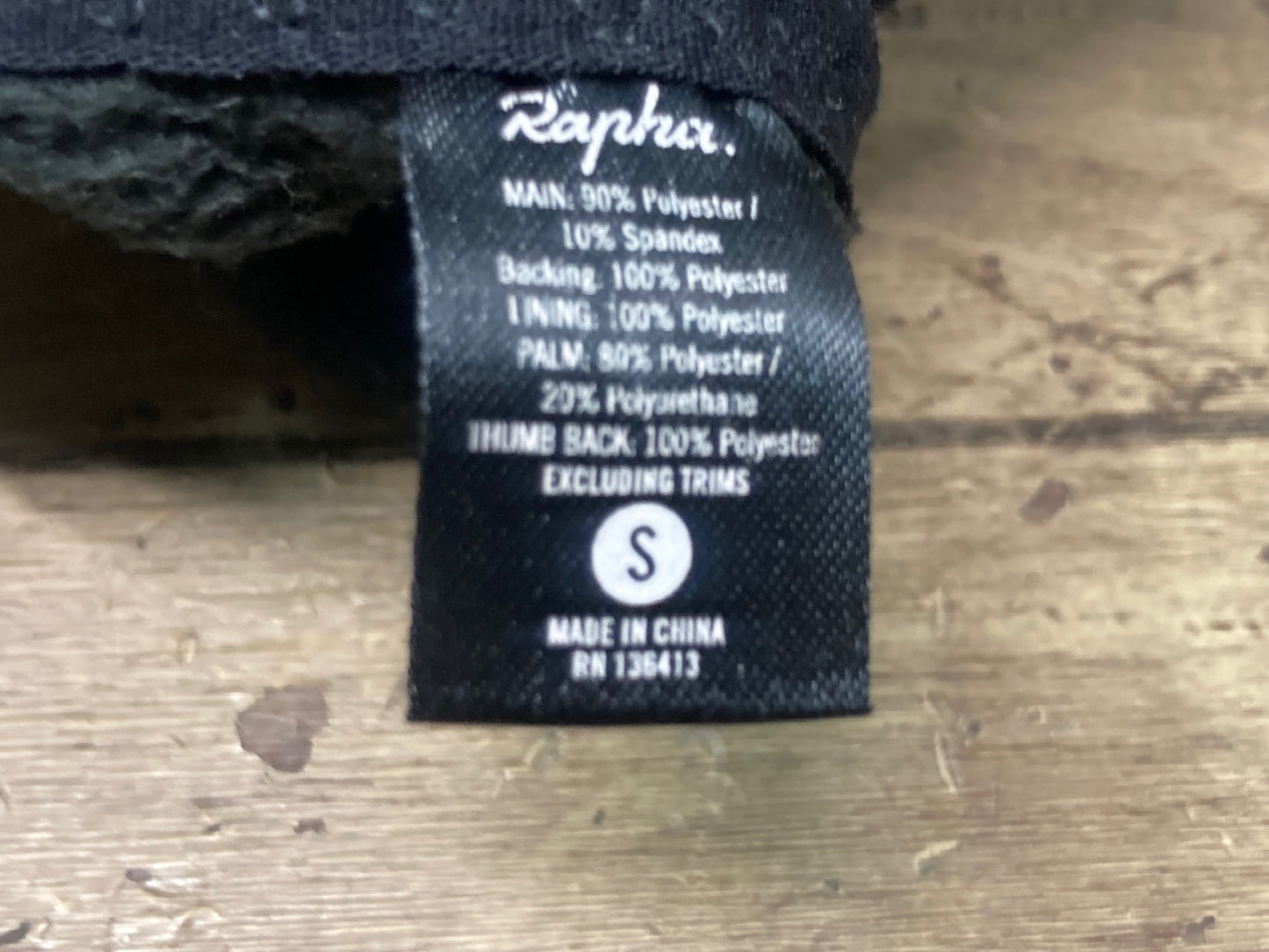 IN344 ラファ RAPHA ウィンターグローブ 黒 S