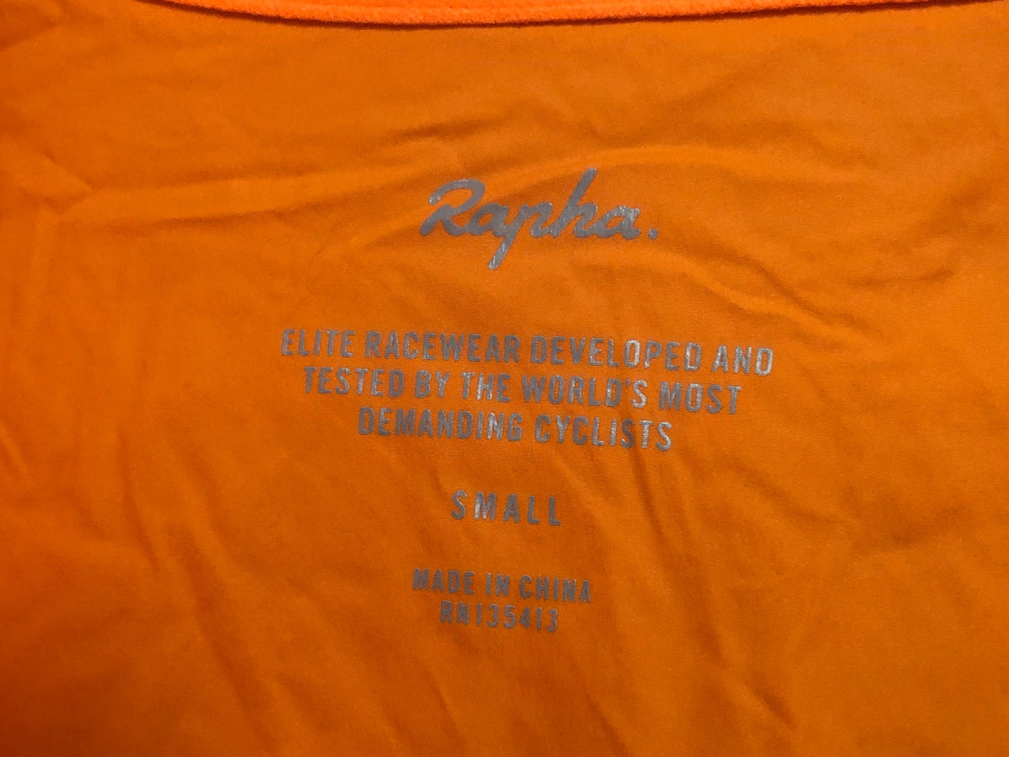 IV287 ラファ Rapha PRO TEAM LIGHTWEIGHT WIND JACKET 長袖 ウィンドブレーカー オレンジ S