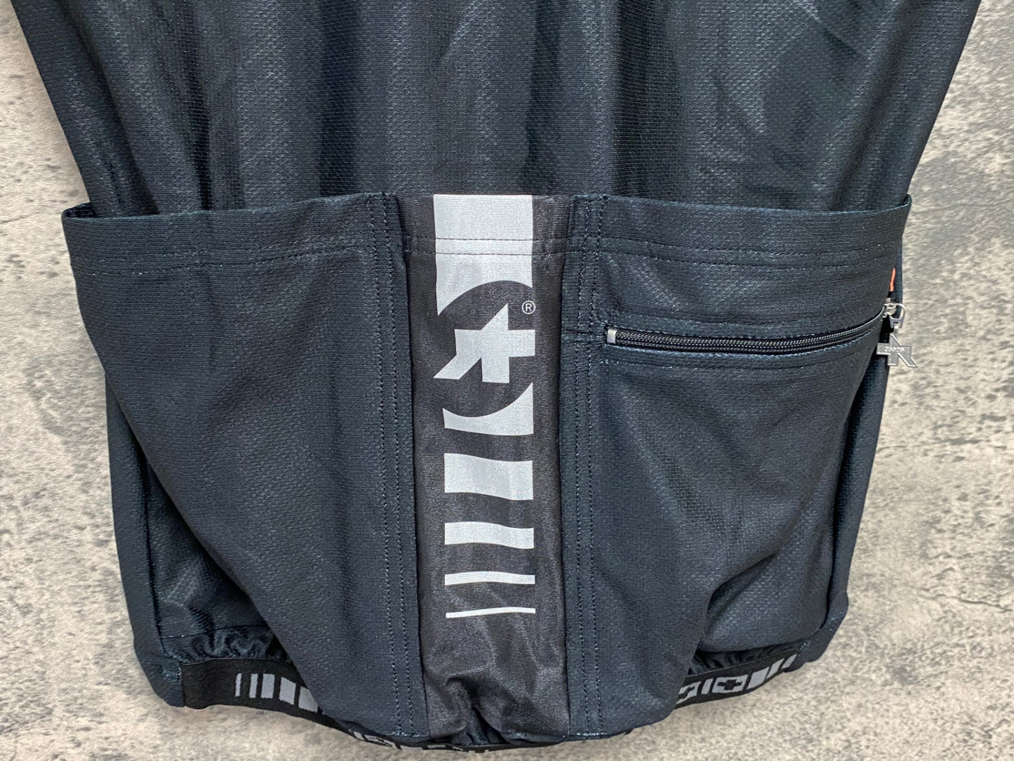 JA743 アソス assos 半袖 サイクルジャージ 黒 白 XS