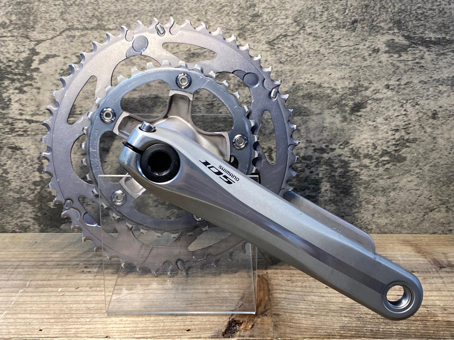 IY306 シマノ SHIMANO 105 FC-5750 クランクセット 172.5mm 50/34T シルバー