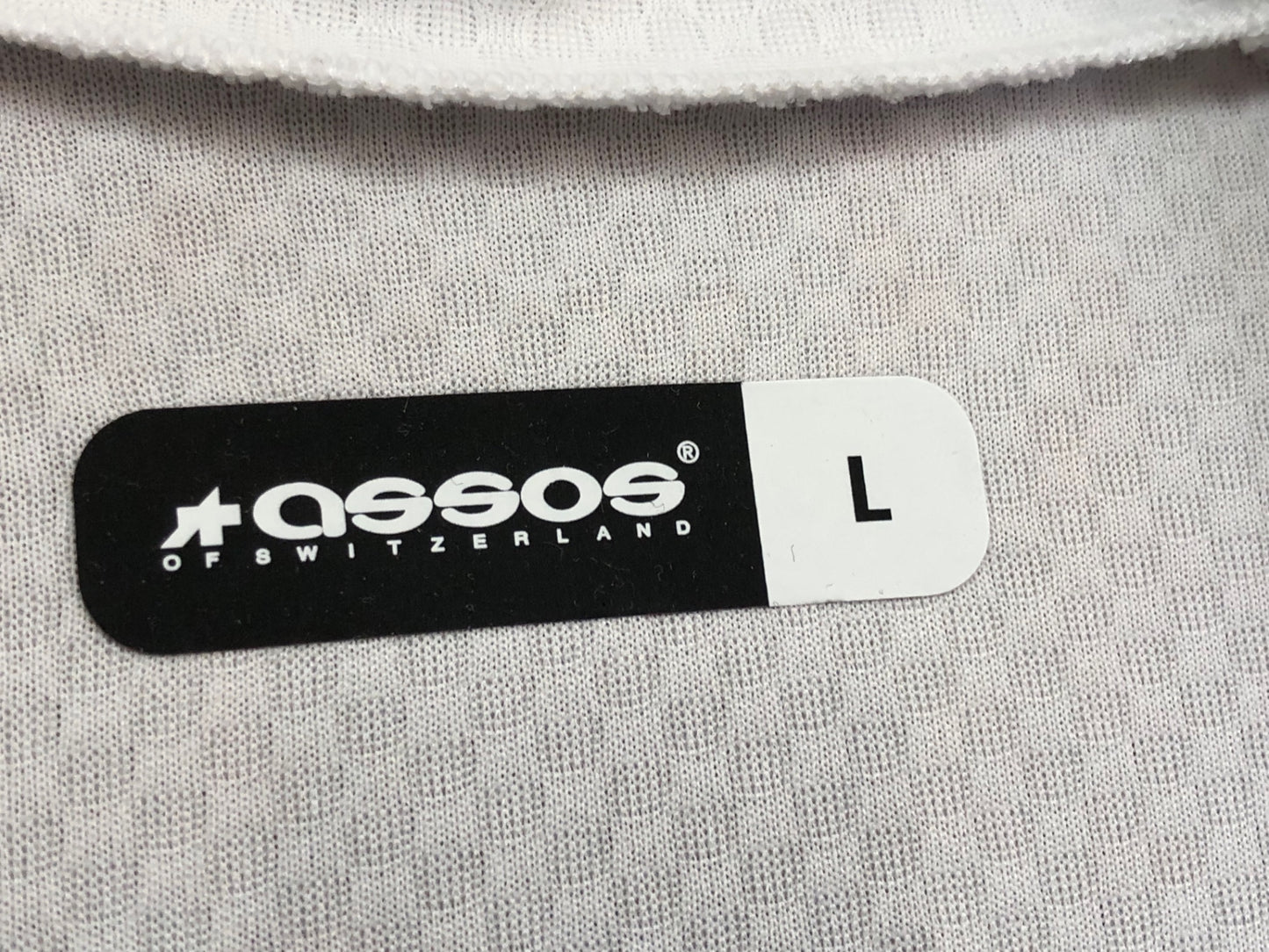 IS959 アソス Assos MILLE GT 半袖 サイクルジャージ 白 赤 黒 L ※タグカット