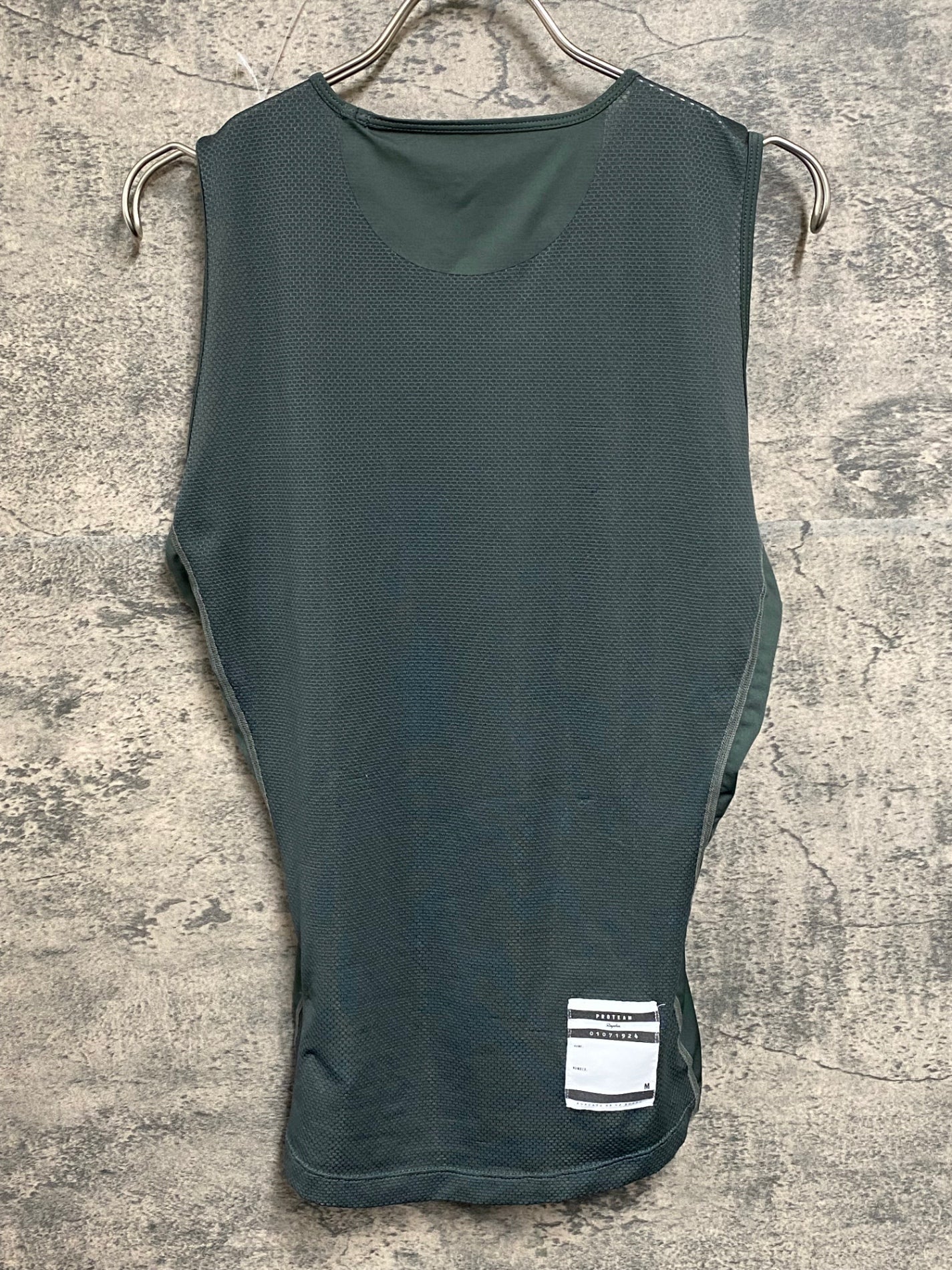 JC591 ラファ Rapha PRO TEAM BASE LAYER SLEEVELESS ノースリーブ ベースレイヤー グリーン M