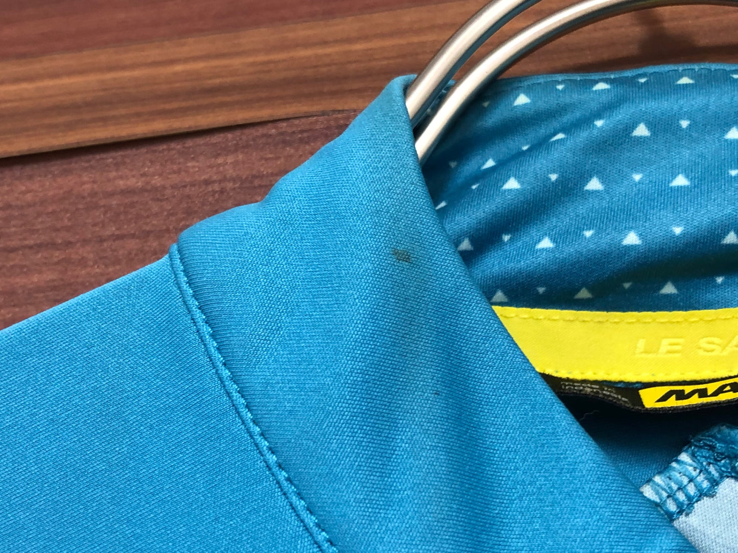 IR903 マヴィック MAVIC 半袖 ハーフジップ サイクルジャージ ターコイズ S