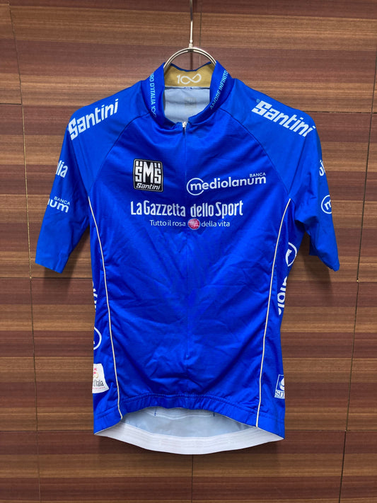 IU818 サンティーニ Santini 半袖 サイクルジャージ 青 レディース M