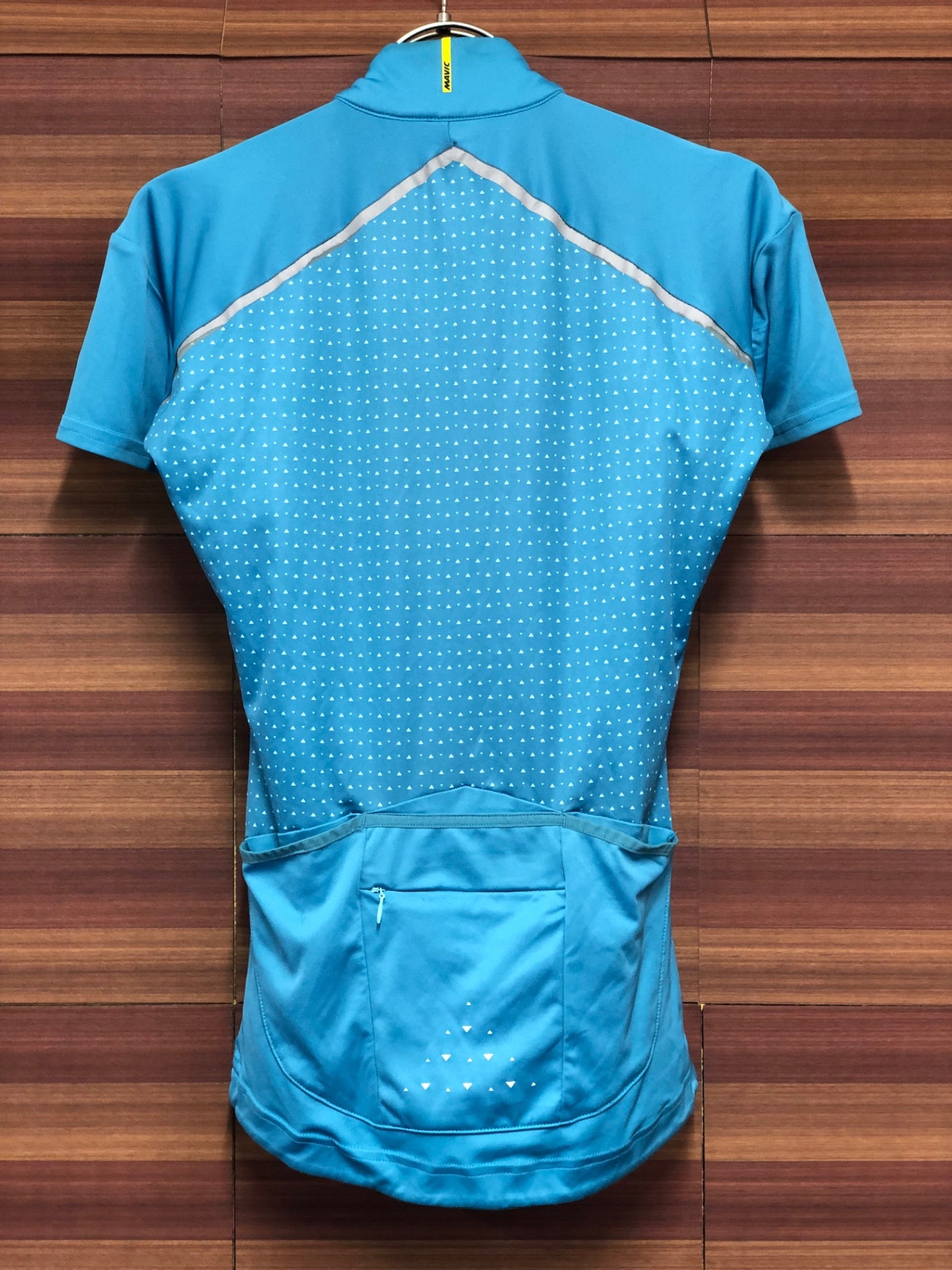 IR903 マヴィック MAVIC 半袖 ハーフジップ サイクルジャージ ターコイズ S
