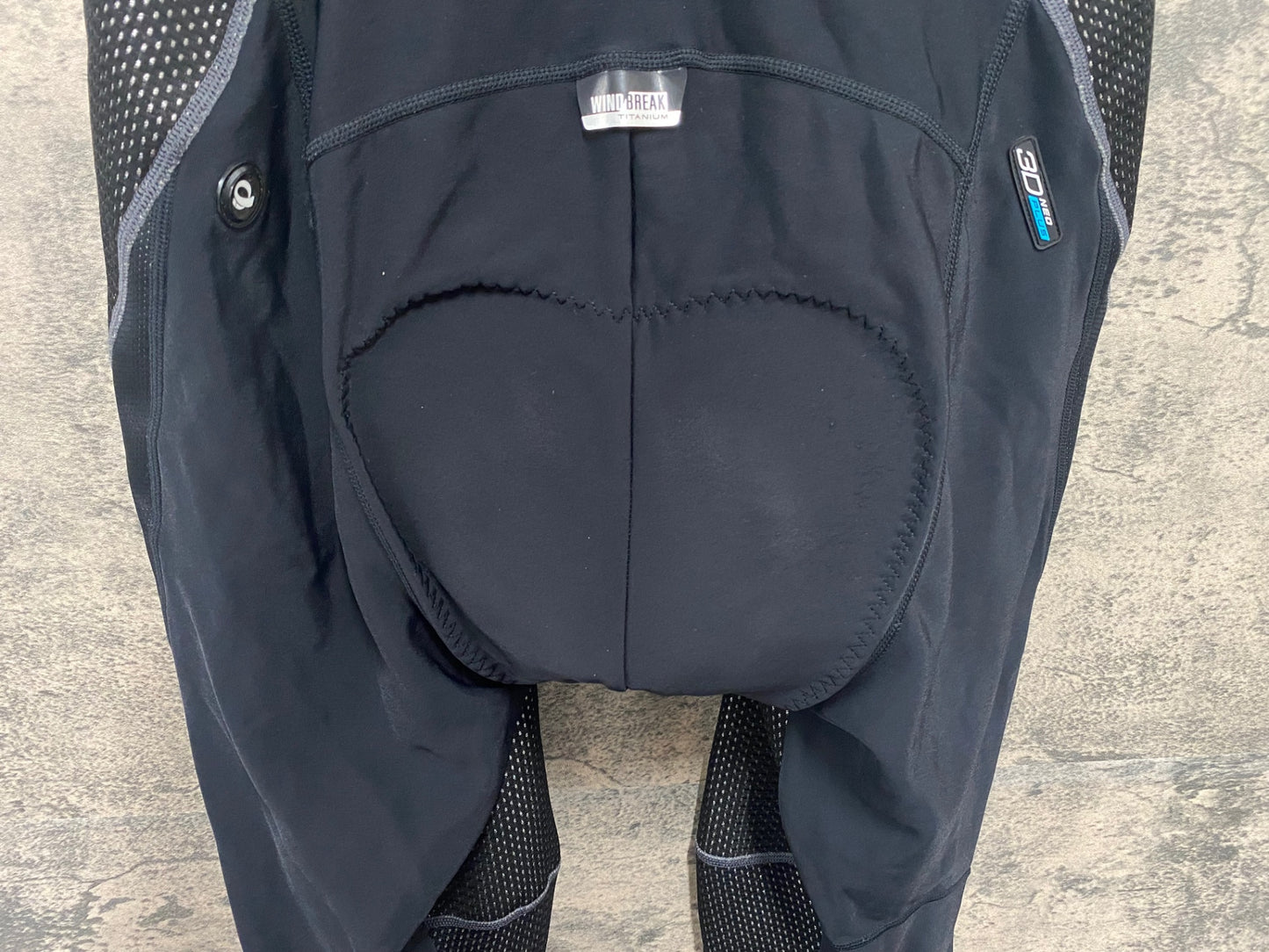 IY993 パールイズミ PEARL iZUMi クイック ビブタイツ 裏起毛 WIND BREAK TITANIUM 黒 XL