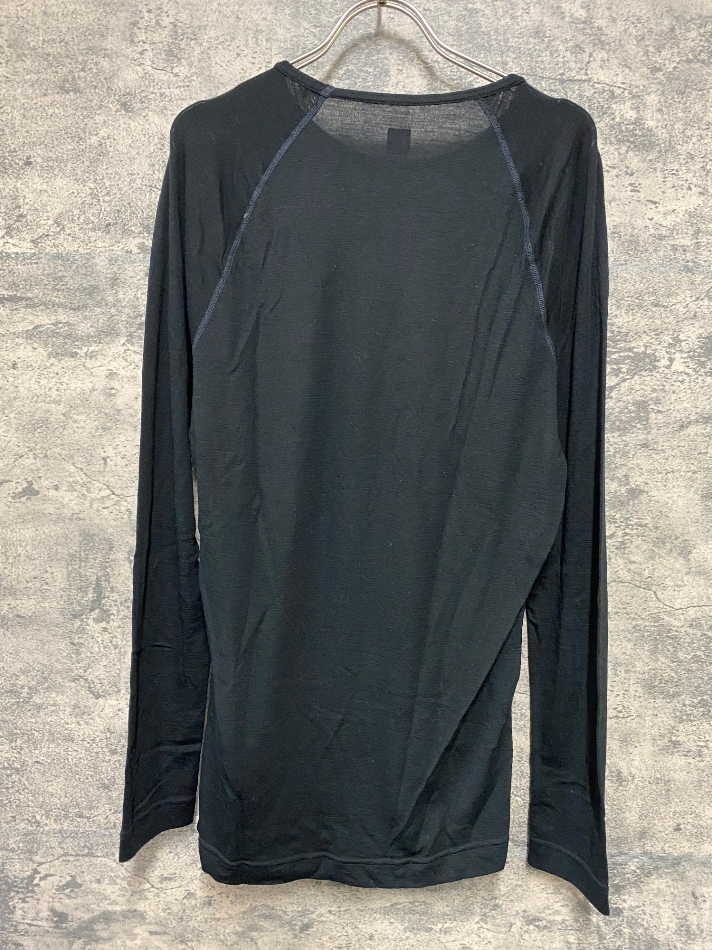JB056 ラファ Rapha MERINO BASE LAYER - LONG SLEEVE 長袖 ベースレイヤー 黒 L