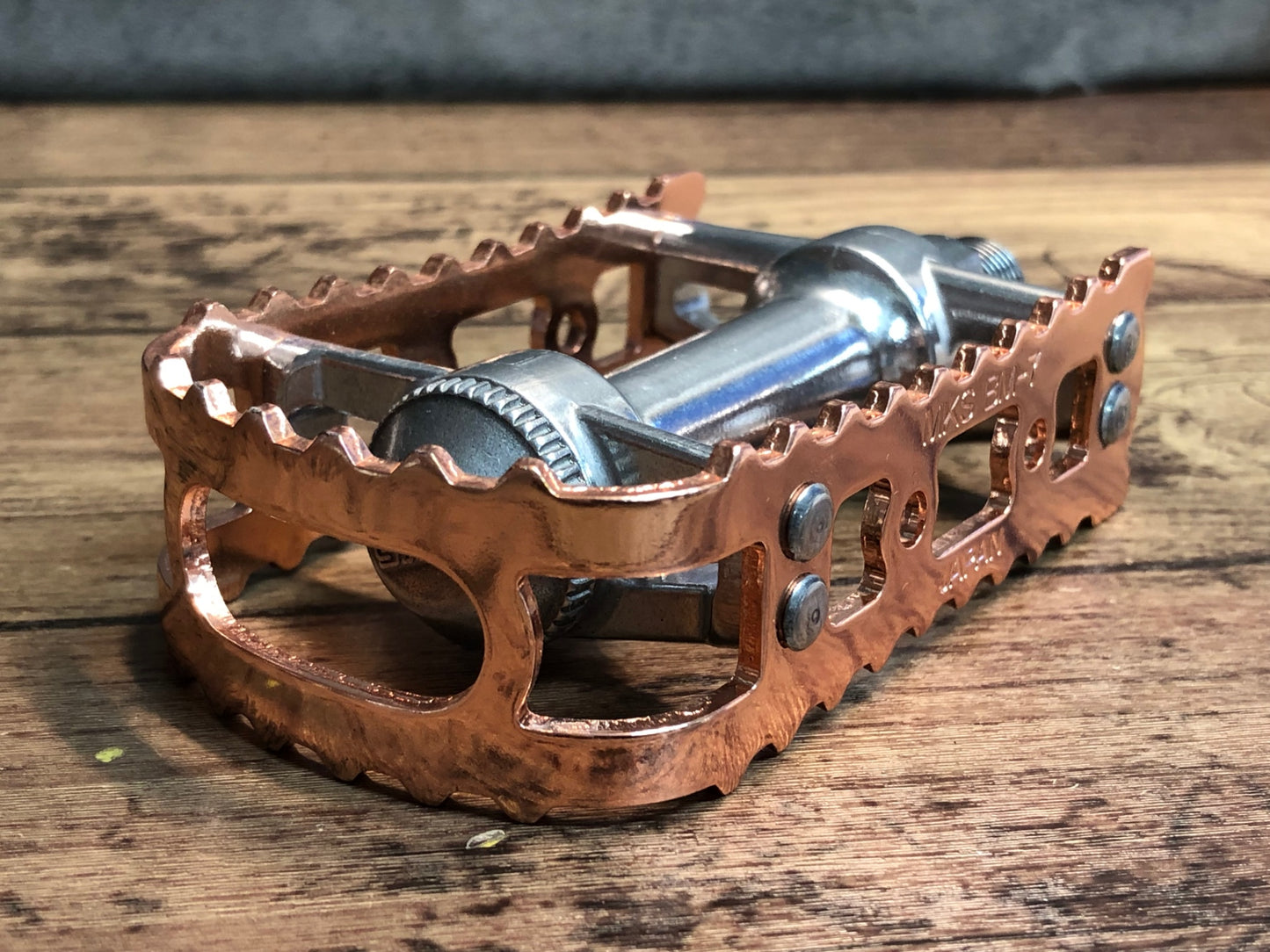 IQ622 三ヶ島 MKS BM-7 フラットペダル コッパー 未使用品