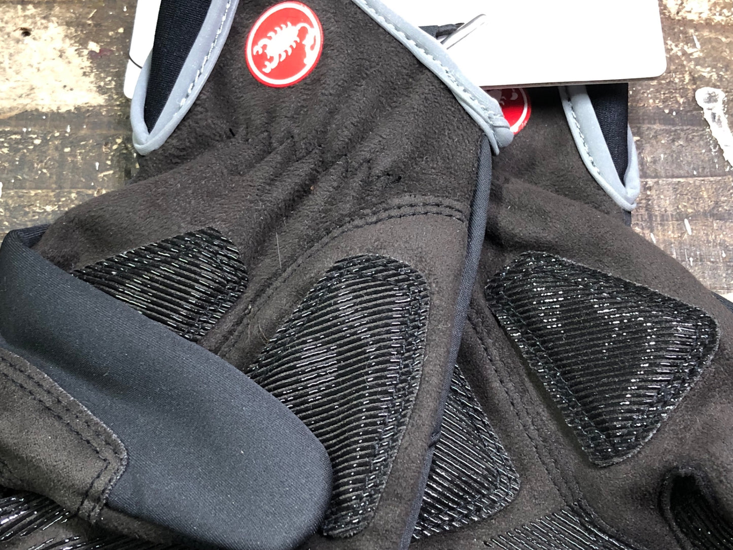 IV954 カステリ CASTELLI SCALDA PRO グローブ 黒 L 裏起毛