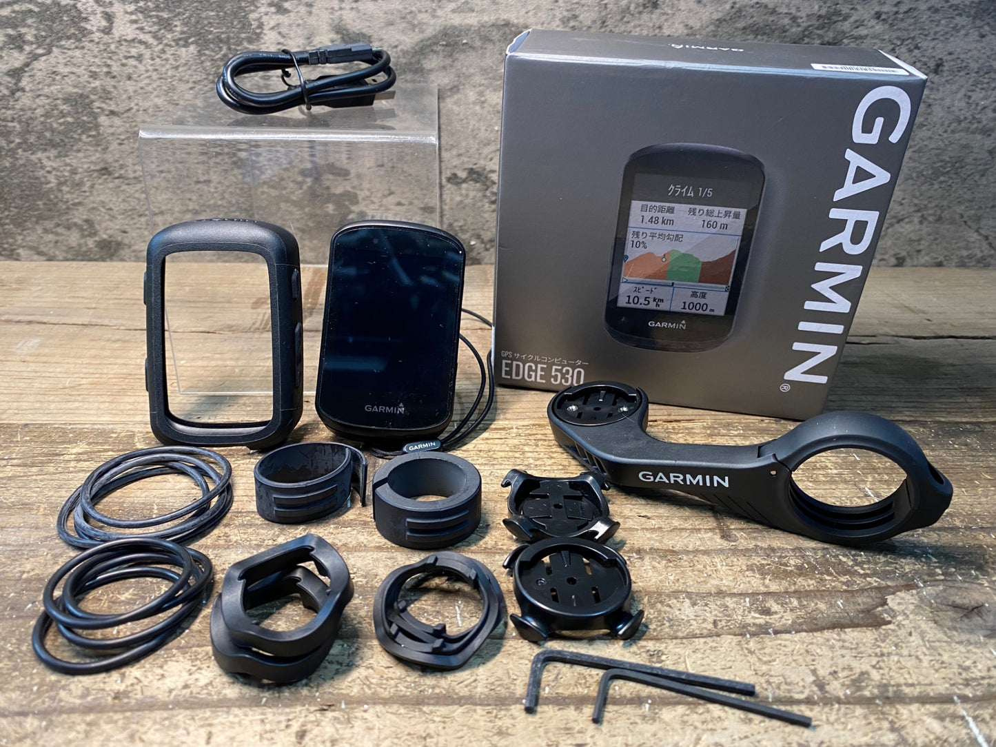 IY045 ガーミン GARMIN エッジ EDGE 530 サイクルコンピューター マウントセット 動作確認済