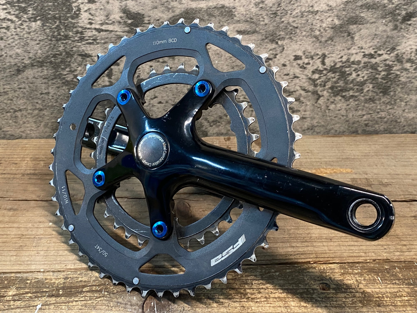 IR976 ディズナ DIXNA ラ・クランク LA・CRANK クランクセット 50/34T 150mm